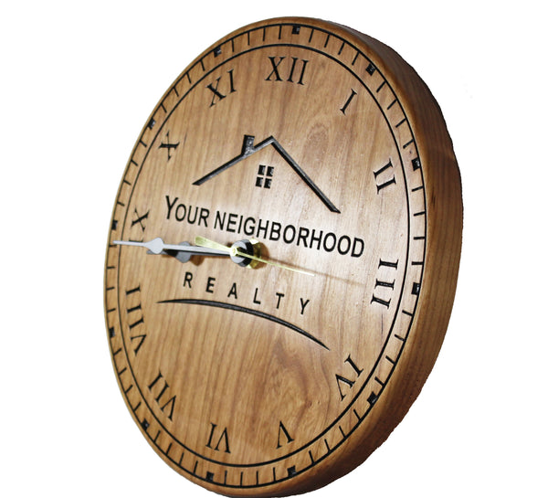 Company Logo Wall Clock