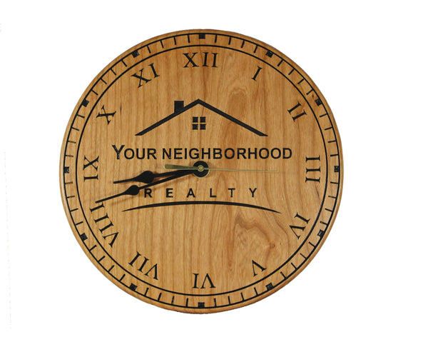 Company Logo Wall Clock
